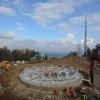 die bauphase am turm