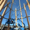 die bauphase am turm