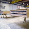 besuch im werk Rubner Holzbau 26 meter lange leimholzstützen