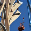 die bauphase am turm