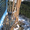 die bauphase am turm